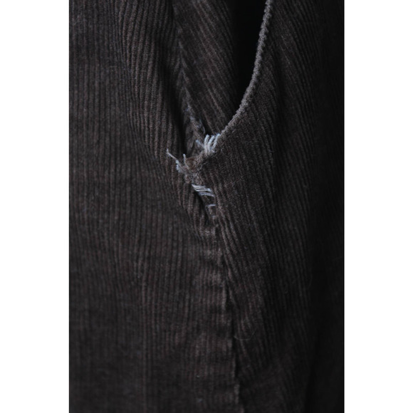 Vintage 70s Brown Corduroy Pencil Skirt - Picture 5 of 11